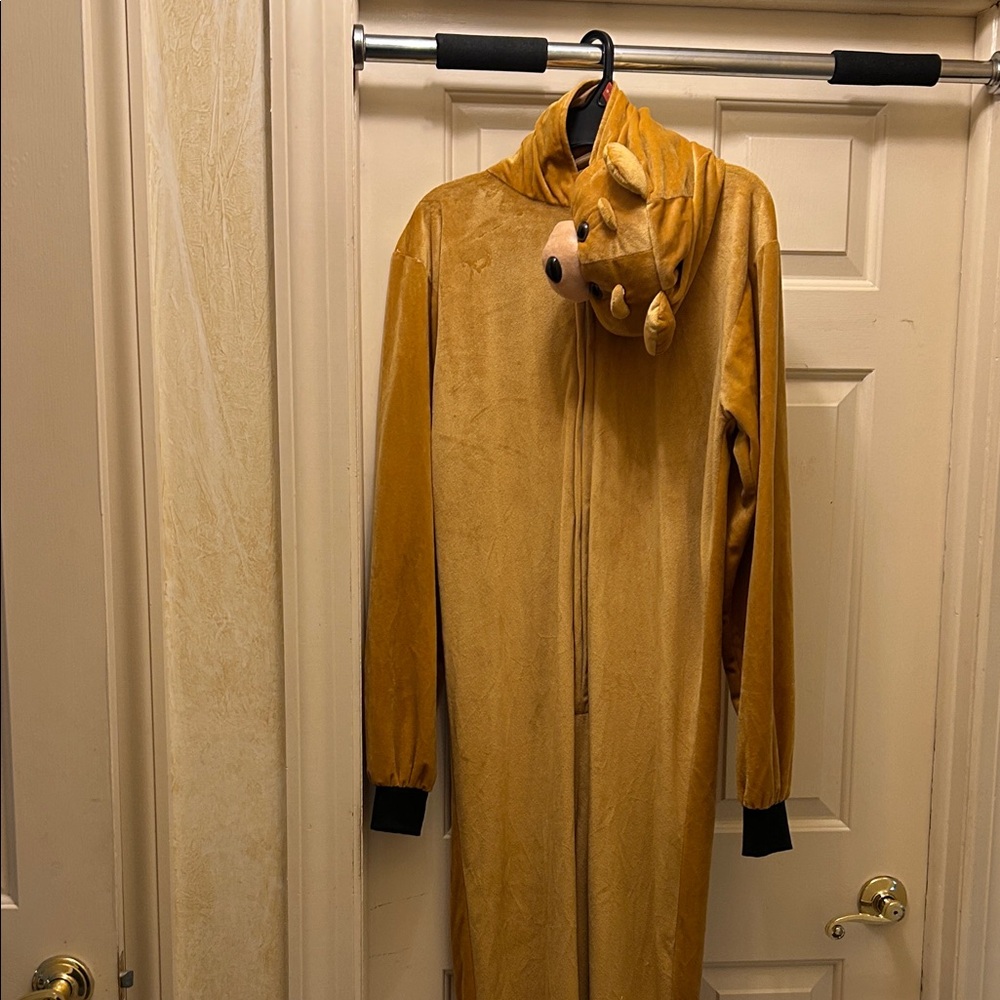 Adorable Bear Hooded two tone Onesie